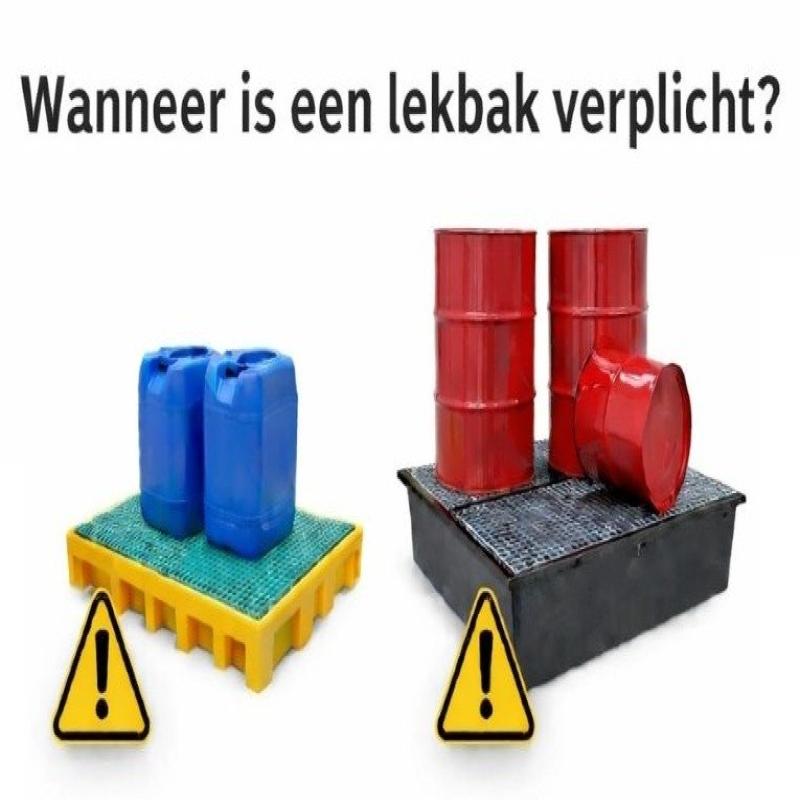 Wanneer is een lekbak verplicht?