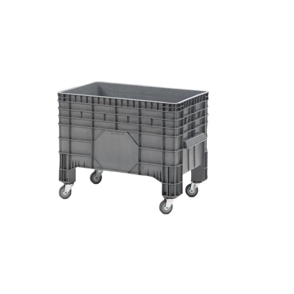 Groot volume bak (285L), 1040 x 640 x 790 mm, 4 zwenkwielen (excl. deksel)