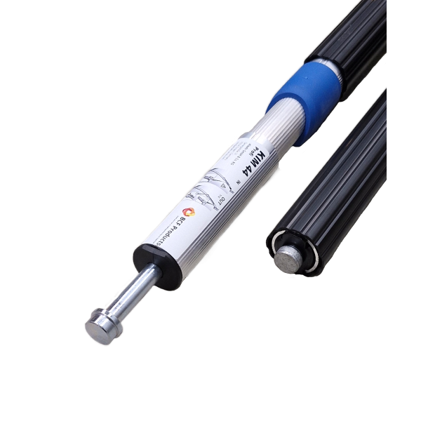 Telescoopstang KIM 44 Profi, met beschermhoes, met 24 mm pluggen, verstelbaar (voor bindrails 25 mm gaten, NIET voor vliegtuigrails)