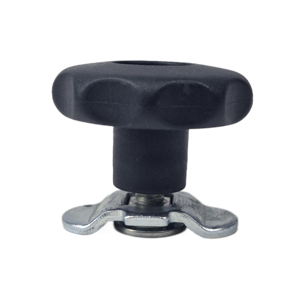 Vliegtuigrail-fitting met M8-sterknop