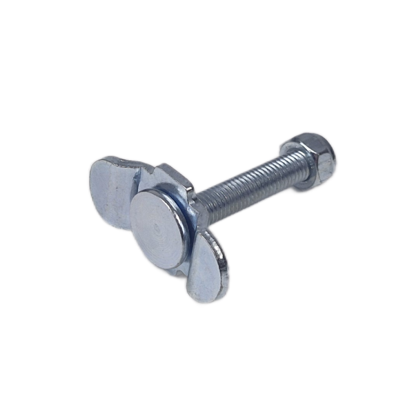 Vliegtuigrail-fitting met M8-moer, schroefdraadlengte 45 mm