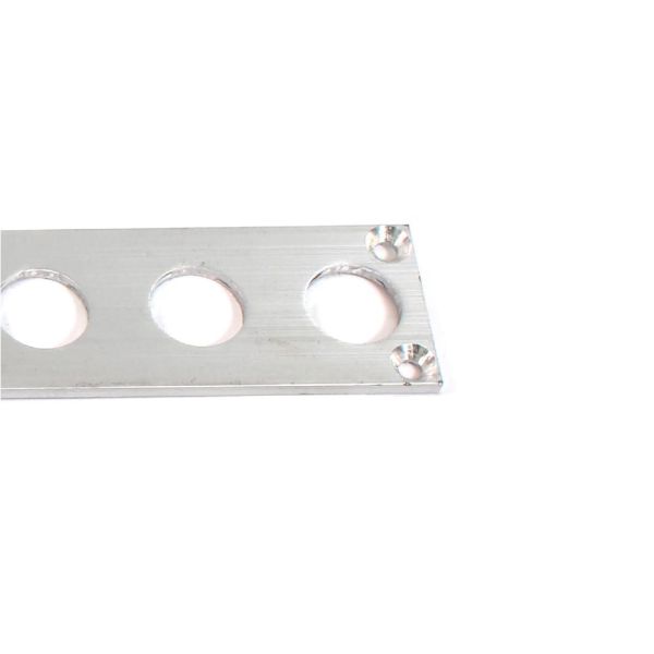 Vloerrail 3004, aluminium, 3 meter