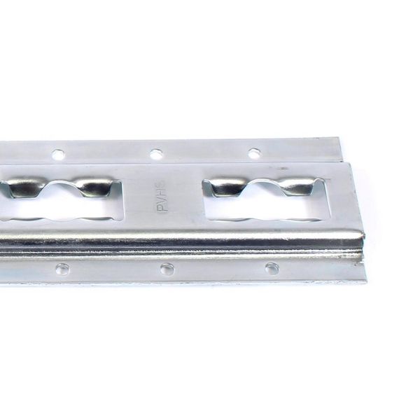 Combirail verticaal 3009V, verzinkt staal, verticale opbouw wandmontage, 3 meter