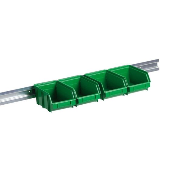 Wandrail t.b.v. Bullit magazijnbakken, 1 m lengte