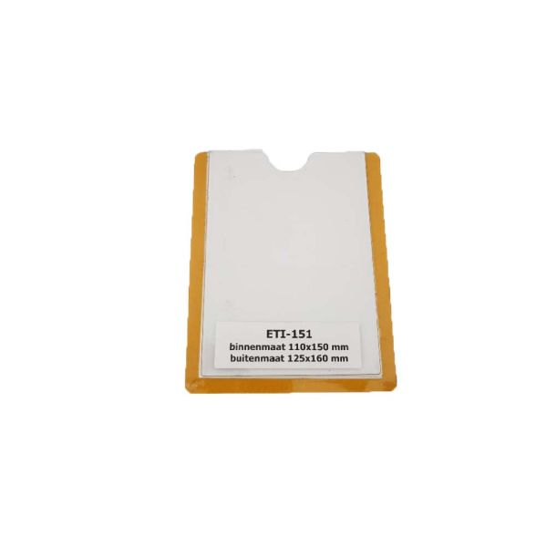 Zelfklevende etikethouder 110 x 150 mm