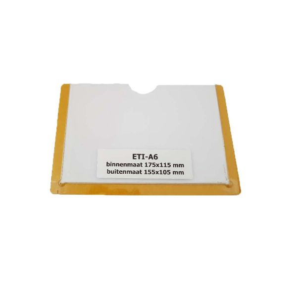 Zelfklevende etikethouder 155 x 105 mm