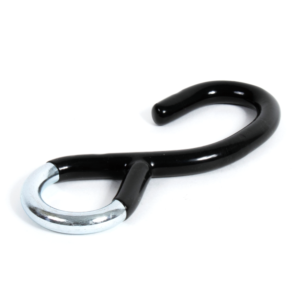 S-haak 25 mm, 0,5T geplastificeerd