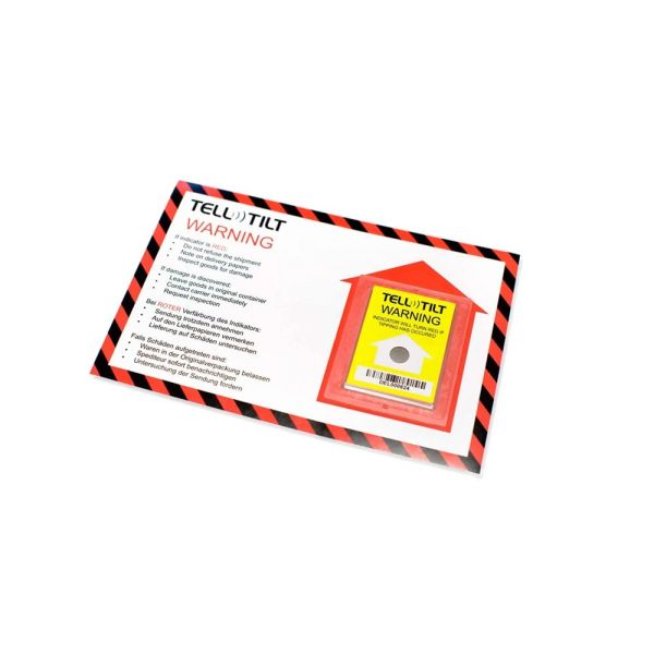 TELL-TILT Kantelindicator met sticker