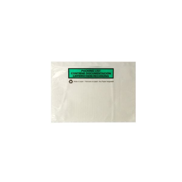 Paklijst enveloppen papier A6 bedrukt 162x 120 mm (1000 stuks per doos)