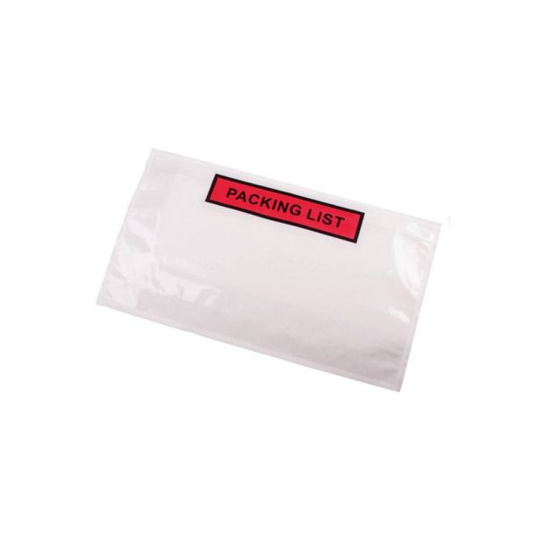 Paklijst enveloppen DL bedrukt 225 x 125 mm (1000 stuks per doos)