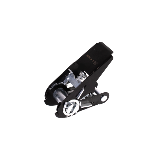 Losse zwarte hobbyratelgesp 25 mm, 800 kg