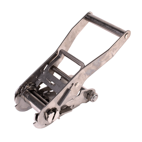 RVS ratelgesp voor 50 mm spanband, 3T