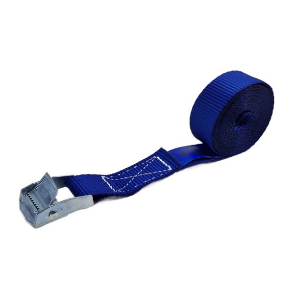 Sjorband 25 mm, 3.0 meter, lichte klemgesp 804, blauw