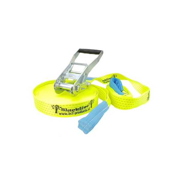 Slackline Basic 50-L, 50 mm, lengte 13 + 2 = 15 meter