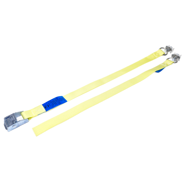 Sjorbandset 25 mm, 175/350 daN, met klemgesp en single studfittingen 5018