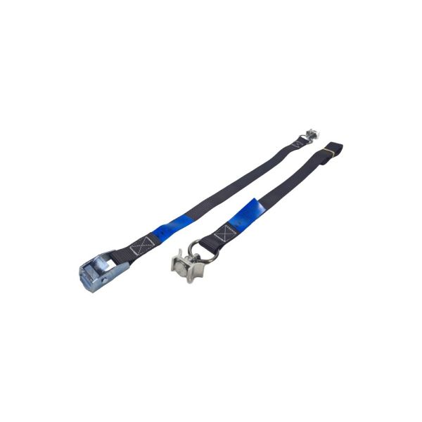 Sjorbandset 25mm, 2-delig, 2m (GD 0.5+ WD 1.5m), zwart band