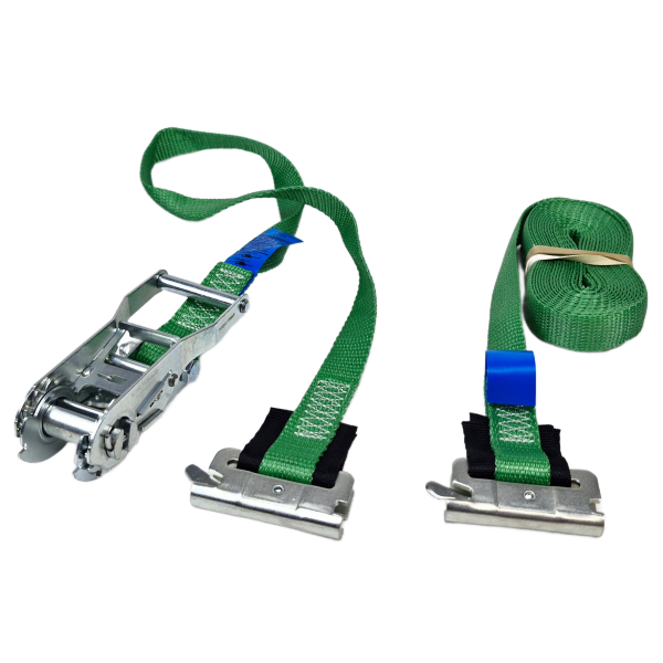 Spanbandset 25 mm, met sleufgatfittingen 1826, standaardratel 909