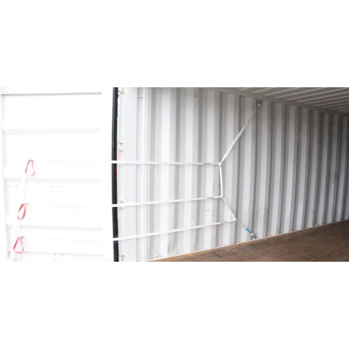 (halve) Lashingset White Line Quickfix, 32 mm, hoogte 2,6 m, met 3 horizontale banden van 3,1 m