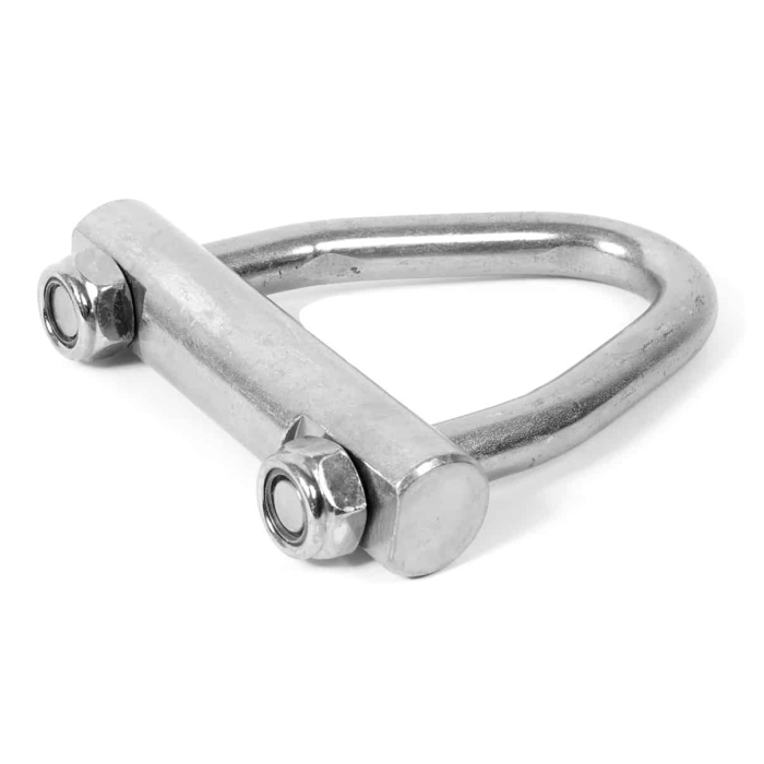 Triangel 75 mm voor spanband, 10 ton