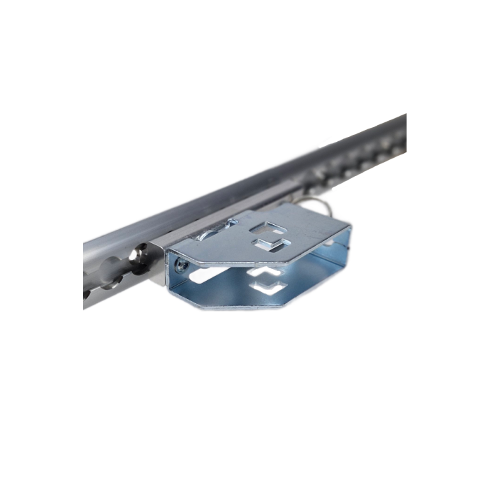Plankhouder KERL 25 geplaatst in aluminium vliegtuigrail