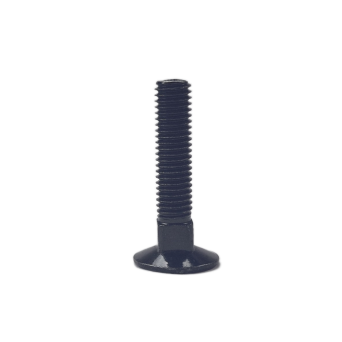 Zwarte M8-bout met ronde kop voor vliegtuigrail fitting