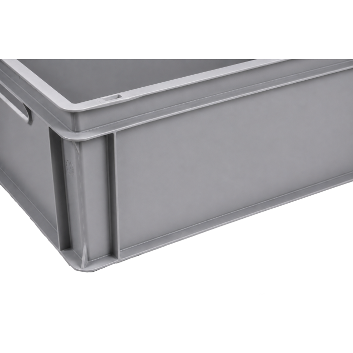 E-line-RAKO bak, gerecycled kunststof, 600 x 400 x 220 mm (40L),  open grepen