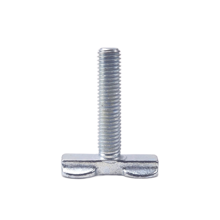Maattekening vliegtuigrail-fitting met M10 schroefdraad, lengte 45 mm en fittingbreedte 40 mm