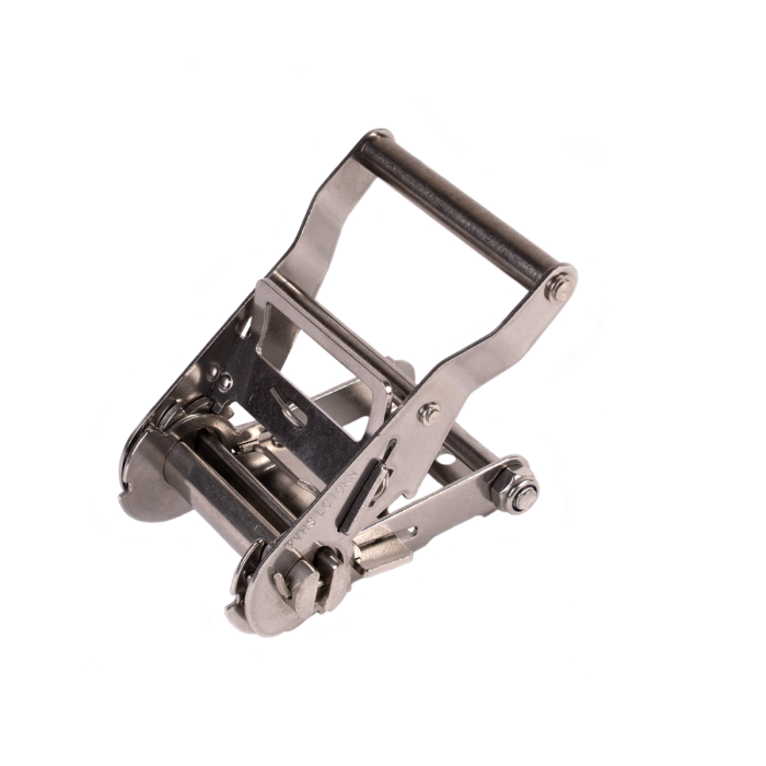 RVS ratelgesp 50 mm, 2T