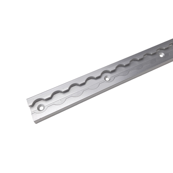 Rechthoekige aluminium vliegtuigrail VR-5002B met boorgaten