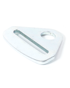Bandplaatje met boutgat voor 50 mm band, verzinkt, 1800 daN