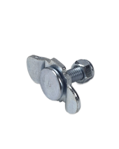 Vliegtuigrail-fitting met M8-moer, schroefdraadlengte 20 mm