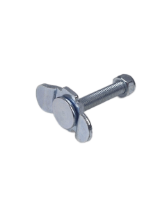 Vliegtuigrail-fitting met M8-moer, schroefdraadlengte 45 mm