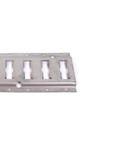 Combirail 3009, RVS, horizontale opbouw wandmontage, 3 meter