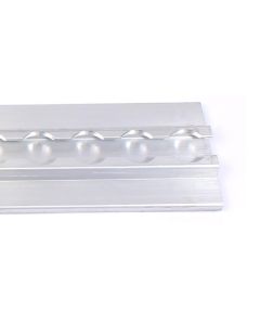 Vliegtuigrail opbouw met onderflensrand, 65 x 12 mm