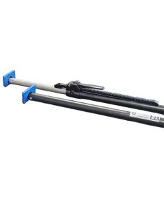 Cargokeeper staal, zwart, Ø 38 mm, met veer (150 daN), bereik 1.50 m - 1.88 m