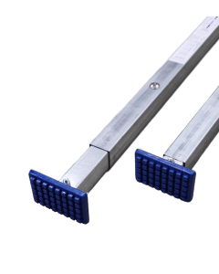 Cargokeeper met gasveer, 2.35 - 2.80 meter, 2x rubber voet