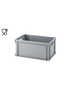 E-Line-RAKO bak, nieuw kunststof, 600 x 400 x 278 mm (53L), open grepen