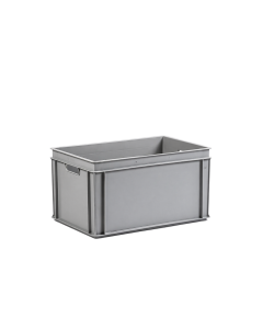 E-line-RAKO bak, gerecycled kunststof, 600 x 400 x 325 mm (60L), open grepen