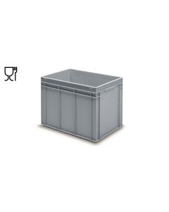 E-Line-RAKO bak, nieuw kunststof, 600 x 400 x 425 mm (90L), dichte grepen