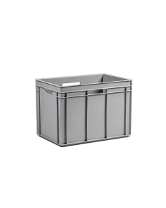 E-Line-RAKO bak, gerecycled kunststof, 600 x 400 x 425 mm (90L), 4 open grepen
