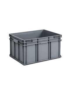 E-Line-RAKO bak, nieuw kunststof, 800 x 600 x 425 mm (175L), dichte grepen