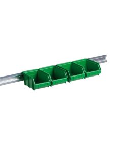 Wandrail t.b.v. Bullit magazijnbakken, 1 m lengte