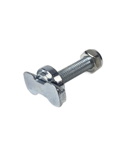 Vliegtuigrail-fitting met M10-moer, klembereik 0-20 mm