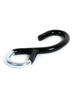 S-haak 25 mm, 0,5T geplastificeerd