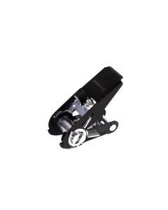 Losse zwarte hobbyratelgesp 25 mm, 800 kg