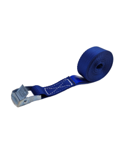 Sjorband 25 mm, 2.5 meter, lichte klemgesp 804, blauw