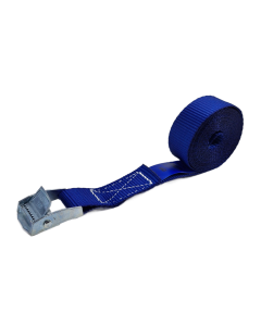 Sjorband 25 mm, 3.0 meter, lichte klemgesp 804, blauw