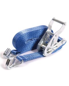 Spanbandset 25 mm, 5 meter, blauw, standaardratel 909