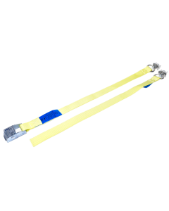 Sjorbandset 25 mm, 175/350 daN, met klemgesp en single studfittingen 5018
