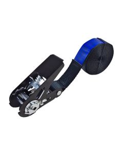 Spanband eindloos 25 mm, 4 meter, zwart, zwarte hobbyratel